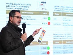 Escalante Ruiz destacó que los precios de algunos productos pueden variar significativamente dependiendo del lugar donde se adquieran. Gobierno de México/ ESPECIAL