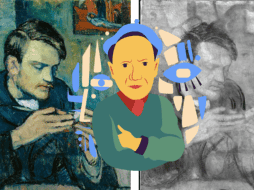 Un retrato inédito de Pablo Picasso de una mujer misteriosa fue descubierto por conservadores del Instituto de Arte Courtauld de Londres gracias a una tecnología de rayos X e infrarrojos. EFE/ Colección 