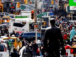 Nueva York cerró uno de los más grande campamento de migrantes de la ciudad, un campamento que se encontraba en un antiguo aerodromo. EFE/J. Lane.