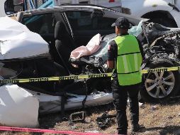 Elementos de la Procuraduría de Justicia acudieron para iniciar las investigaciones correspondientes. SUN/ARCHIVO