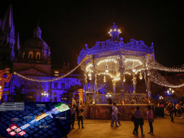 El Festival GDLUZ consta de 42 puntos con diferentes atracciones y actividades. EL INFORMADOR/ARCHIVO