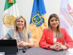 Celenia Contreras y Gabriela Cárdenas buscan asegurar que los mexicanos que regresen de manera voluntaria al país, tengan acceso a programas de reinserción social y económica. CORTESÍA.