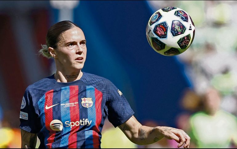 El Espanyol indicó que las acciones de León “vulneraron la intimidad” de su defensora. AFP/K. Tribouillard