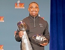 Jalen Hurts desea que su legado en la NFL se mida con títulos y no con estadísticas. AFP/M. Democker