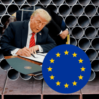 Unión Europea promete responder a aranceles de Trump a metales