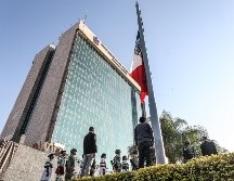 El evento se realizó por la conmemoración del Día de la Bandera, a celebrarse el próximo 24 de febrero. EL INFORMADOR/A. NAVARRO