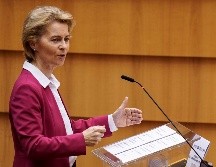 La presidenta de la Comisión Europea, Von der Leyen y el vicepresidente de Estados Unidos, JD Vance se reunieron para hablar de Ucrania y de sus relaciones comerciales futuras. AFP/K. Tribouillard.