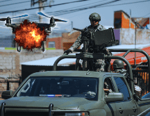 Los explosivos improvisados estaban listos para ser lanzados mediante dron. EL INFORMADOR / ARCHIVO