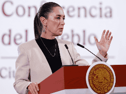 La Presidenta Claudia Sheinbaum, durante 