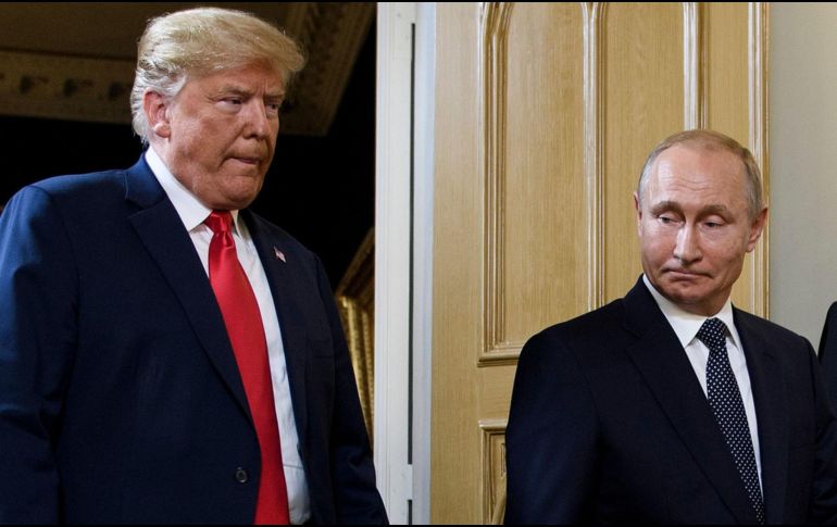 Donald Trump y Vladímir Putin, en una imagen de archivo. AFP / ARCHIVO