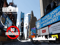 El Gobierno de Trump revocó un pago de 80 millones de dólares que tenía que ayudar a Nueva York a dar hogares a los inmigrantes. EFE/J. Szenes/CANVA