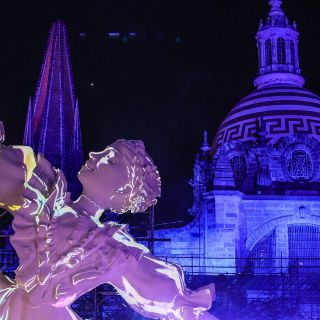 GDLuz ilumina el Centro Tapatío para celebrar el 483 Aniversario de Guadalajara