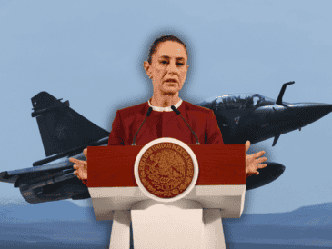 Sheinbaum expresó este jueves que a ella no le "alarman" los posibles vuelos de espionaje que ha hecho Estados Unidos cerca de México. AP / ARCHIVO / SUN / L. Camacho