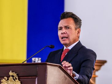 "Aquí las cosas están claras, nosotros vamos a combatir la inseguridad en Jalisco, nos estamos jugando mucho", sostuvo Lemus. EL INFORMADOR / A. NAVARRO