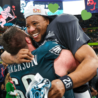 Filadelfia celebra a sus campeones del Super Bowl con un San Valentín teñido de verde
