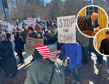 La manifestación logró reunir a más de 100 grupos activistas. X/ @JHall7news/ @elonmusk