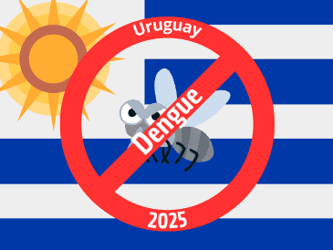 Uruguay se mantiene sin casos nativos de dengue en 2025. CANVA.