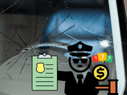 De acuerdo con el reglamento de tránsito de la CDMX, los usuarios que conduzcan su vehículo con el parabrisas roto podrían ser multados hasta con 5, 7 o 10 veces la Unidad de Medida y Actualización (UMA) vigente. ESPECIAL/ CANVA