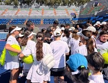 En la dinámica que los organizadores del UTS Guadalajara crearon para los infantes, estos fueron tratados como jugadores profesionales. EL INFORMADOR / A. García