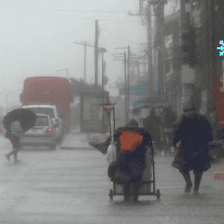 Frente frío 27 ocasionará fuertes lluvias en siete estados de México