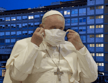 El Papa Francisco permanece en el hospital Gemelli de Roma por una infección polimicrobiana del tracto respiratorio. EFE / R. Antimiani / AP / ARCHIVO