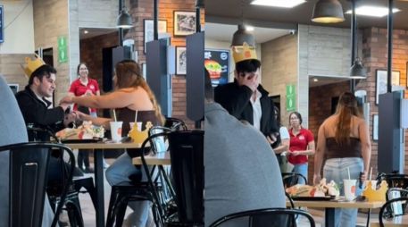 Burger King emitió un comunicado oficial en el que expresó su apoyo al hombre y le ofreció un reconocimiento especial por su valentía al apostar por el amor. ESPECIAL.