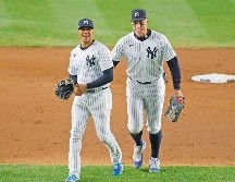 Juan Soto y Aaron Judge. Los excompañeros ahora serán rivales. AFP/M. Stobe