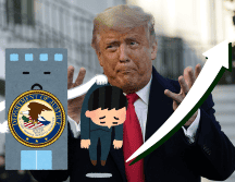 Trump ordena el despido de todos los fiscales federales que quedan de la era Biden. AP Photo/A. Brandon/CANVA.