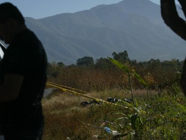 Las autoridades ya trabajaban en la recolección de indicios. EL INFORMADOR/Archivo