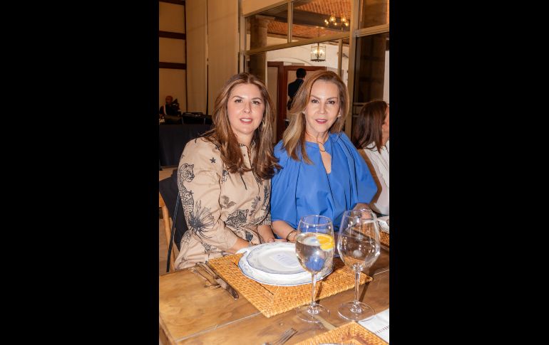 Ana Luz Arámbula y Cecilia Laveaga. GENTE BIEN JALISCO / A. Rodríguez