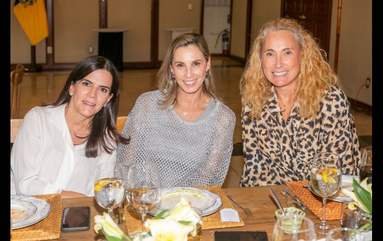 Leticia Dibildox, Karina Michel y Karine Brosselin. GENTE BIEN JALISCO / A. Rodríguez
