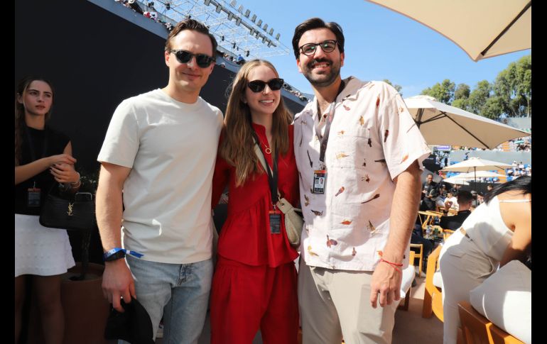 Diego Smiths, María Dolores y Emilio Berdegue. GENTE BIEN JALISCO / C. Jimeno