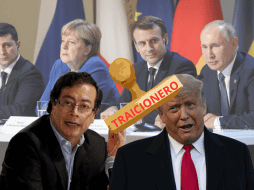 El presidente de Colombia dice que EE.UU. traicionó a Zelenski y a Europa. EFE/L. Marinefe/L. Muñoz/AP Photo/A. Brandon/CANVA.