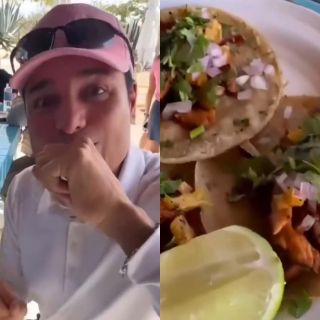 Chayanne prueba los tacos al pastor y provoca controversia en redes sociales (VIDEO)