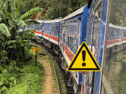 Los turistas suelen tomarse selfis peligrosas. ESPECIAL / X @jannahjailani