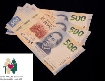 El pago bimestral para las personas mayores de 65 años es de 6 mil 200 pesos este 2025. ESPECIAL / EL INFORMADOR y CANVA