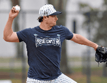 GERRIT COLE. Los Yankees no permitían que los jugadores usaran barba desde hace 49 años. AP / C. O'Meara