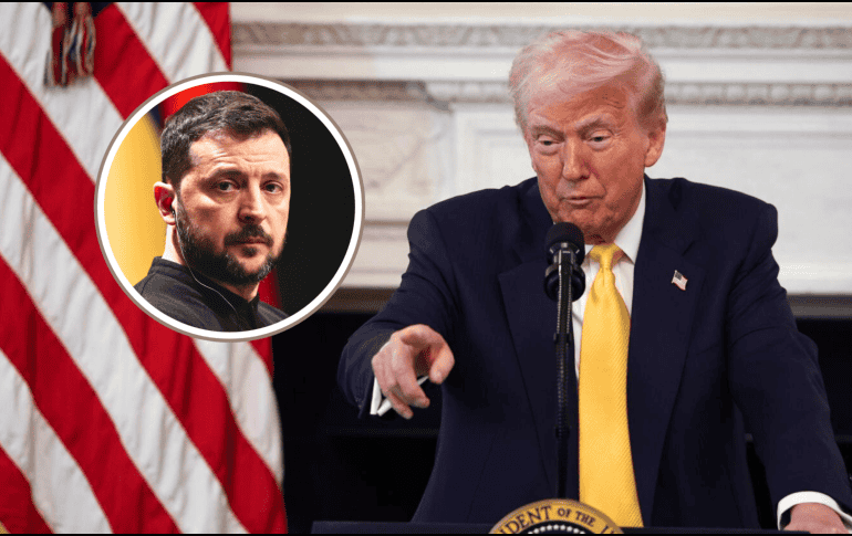 Trump afirma no estar de lado de Putin y aceptará pronto aceptar una llamada de Zelenski. EFE/F. Chung/N. Savas