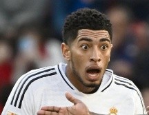 El Real Madrid no pudo demostrar sin lugar a dudas que la expresión de Bellingham no fue lo que el árbitro interpretó. AFP/A. Gillenea