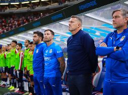 El director técnico del Guadalajara, Óscar García, reconoció que el único que problema que tienen es fuera de casa. EL INFORMADOR/ H. FIGUEROA.