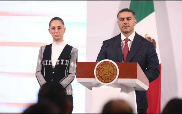 El secretario de Seguridad y Protección Ciudadana, Omar García Harfuch, en 