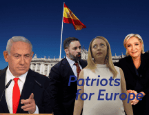 El partido de Netanyahu se incorporó como observador a Patriots en la cumbre de Madrid. AFP/Y. Dudkevitch/AP Photo/L. Rebours/EFE/M. Percossi/EFE/JC. Hidalgo/EFE/K. Huesca/CANVA.