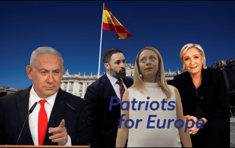 El partido de Netanyahu se incorporó como observador a Patriots en la cumbre de Madrid. AFP/Y. Dudkevitch/AP Photo/L. Rebours/EFE/M. Percossi/EFE/JC. Hidalgo/EFE/K. Huesca/CANVA.