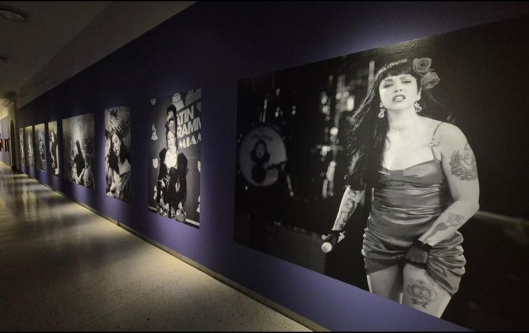 La cantante y artista visual Mon Laferte inaugura este martes por la noche la exposición 'Recolectoras; Violeta Parra y Mon Laferte' en el Museo de las Artes (MUSA) de la Universidad de Guadalajara. EL INFORMADOR / H. Navarro