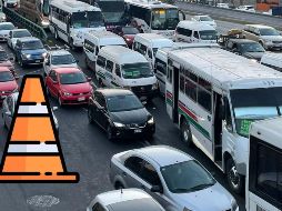 La circulación hacia la Ciudad de México es la afectada. SUN / ARCHIVO