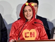 La priista llamó la atención debido a su caracterización. X/@GPPRIDiputados