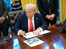 El texto instruye a las agencias a colaborar con el equipo de DOGE para revisar contratos y subvenciones, con el objetivo de reducir, modificar o incluso cancelarlos, según el texto de la orden. EFE/Y. GRIPAS.