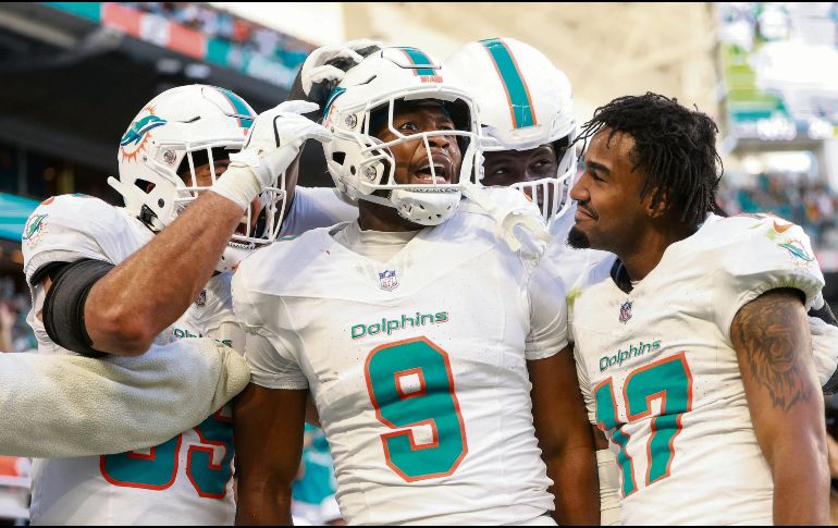 Los jugadores de los Dolphins se sienten respaldados por los dueños. AFP/C. Mandato