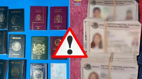 Ofertaban credenciales, licencias de conducir, pasaportes mexicanos y extranjeros, visas americanas y otros documentos. ESPECIAL / SSC