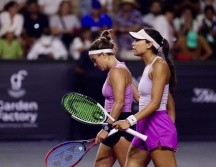 Rodríguez y Sánchez, quienes el lunes pasado consiguieron su primera victoria en la categoría 500, fueron ampliamente superadas por tenistas especialistas en dobles. CORTESÍA.